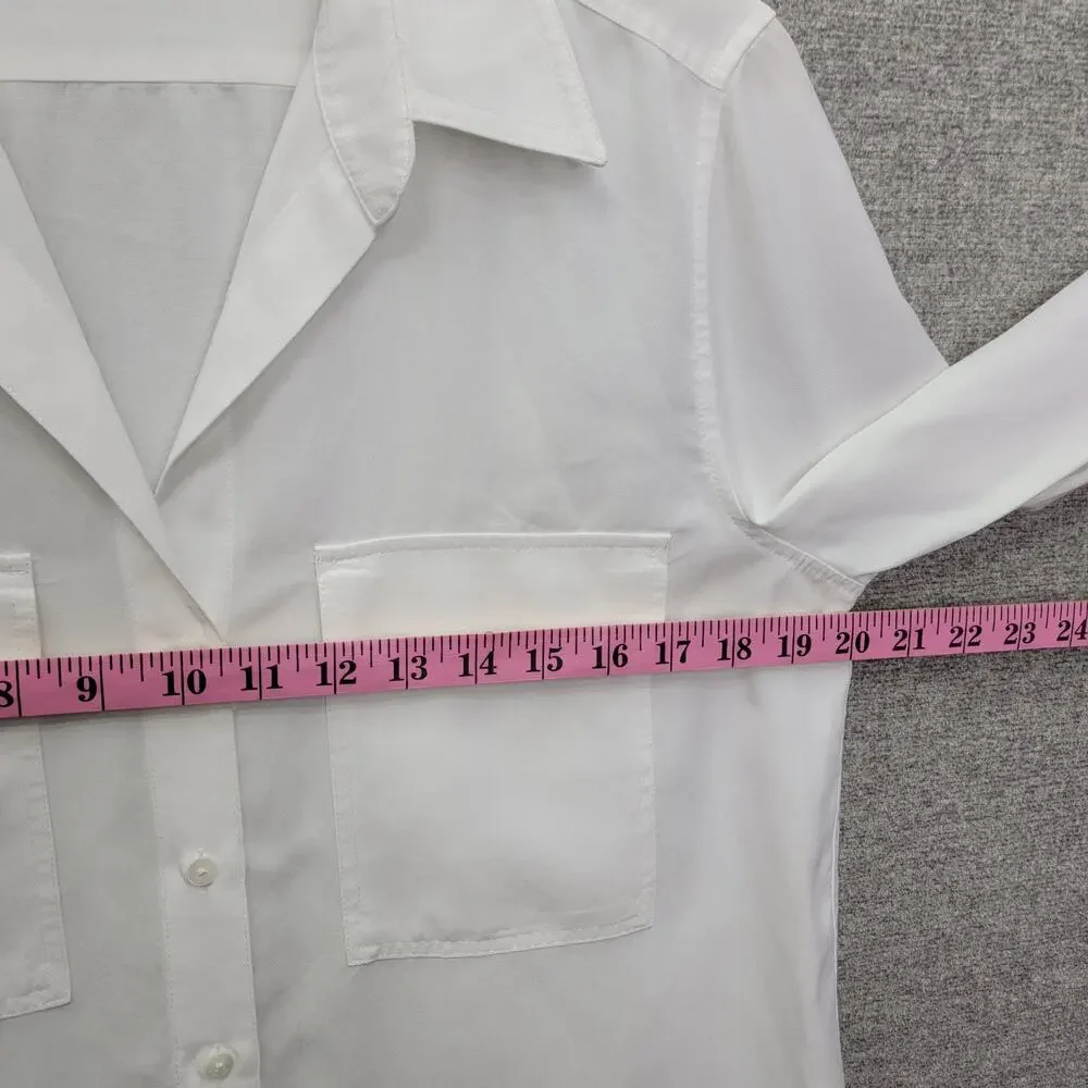 BABATON UTILITY RELAXED SHIRT, WHITE SIZE S - Picture 7 of 9